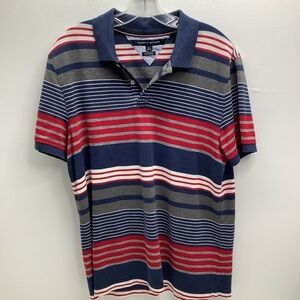Tommy Hilfiger Mens Striped Polo Size Large  (Preowned)
